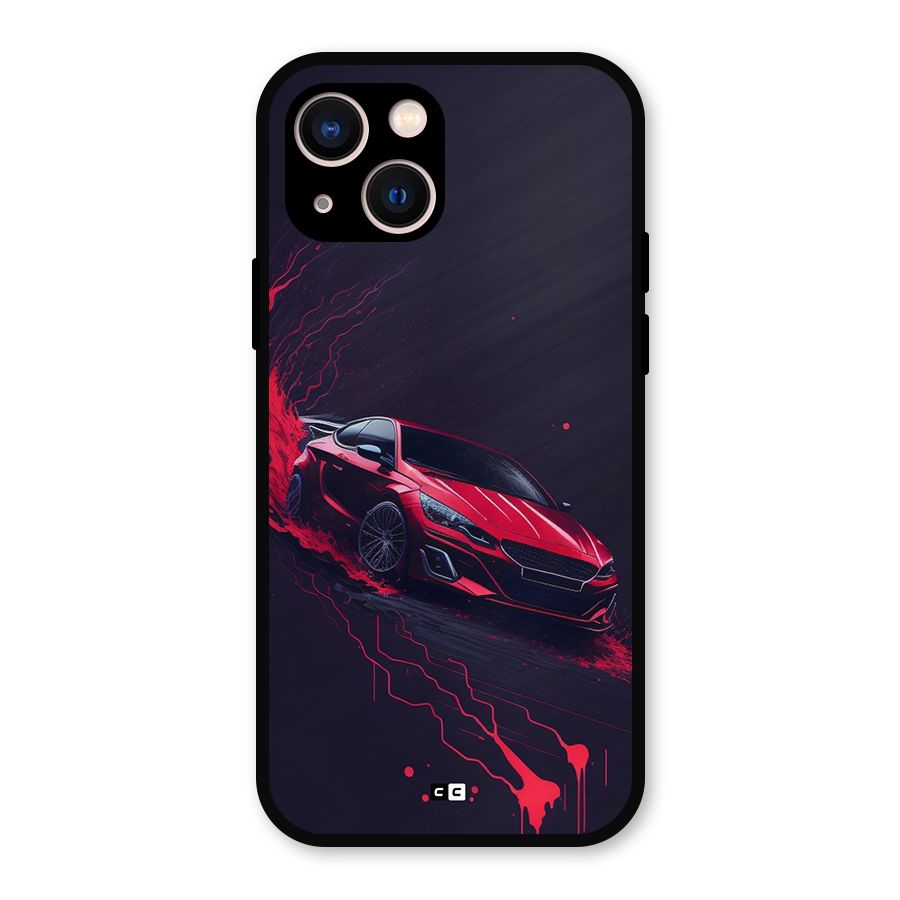 Stunning Car Metal Back Case for iPhone 13