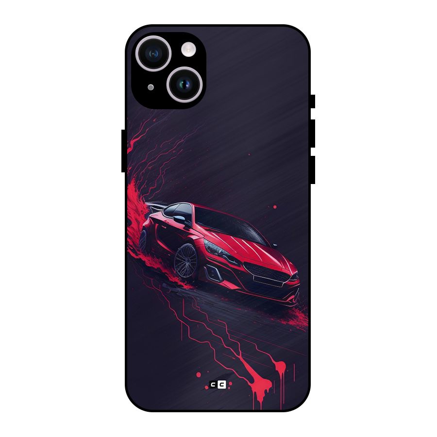 Stunning Car Metal Back Case for iPhone 14 Plus