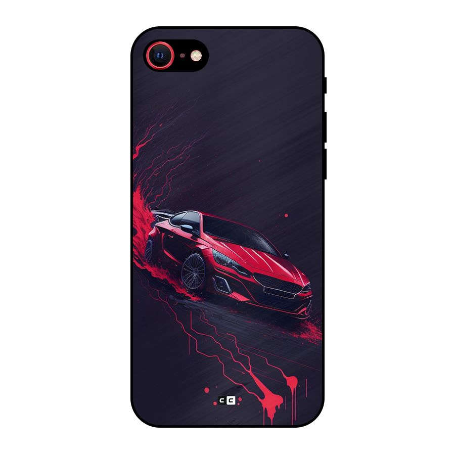 Stunning Car Metal Back Case for iPhone SE 2022