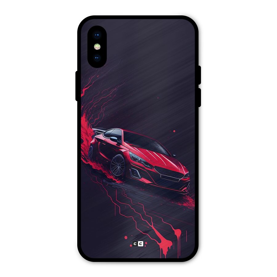 Stunning Car Metal Back Case for iPhone X