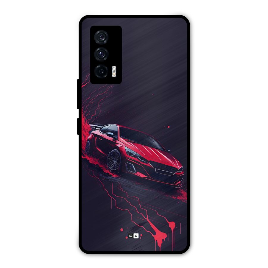 Stunning Car Metal Back Case for iQOO 7 5G