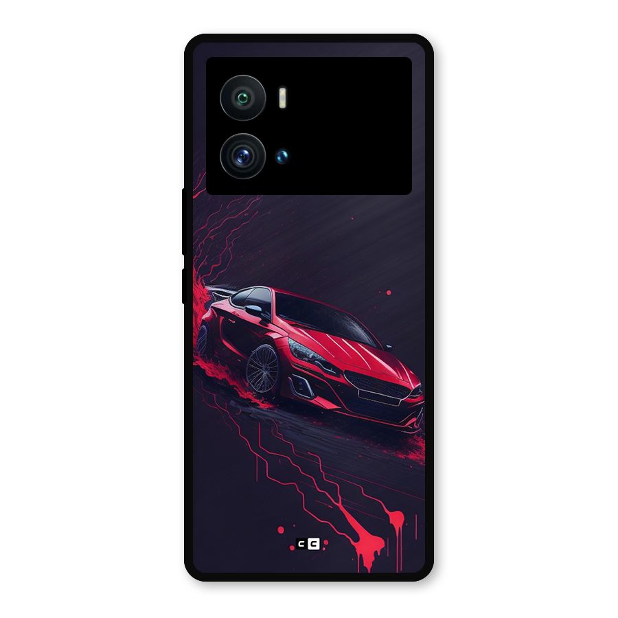 Stunning Car Metal Back Case for iQOO 9 Pro