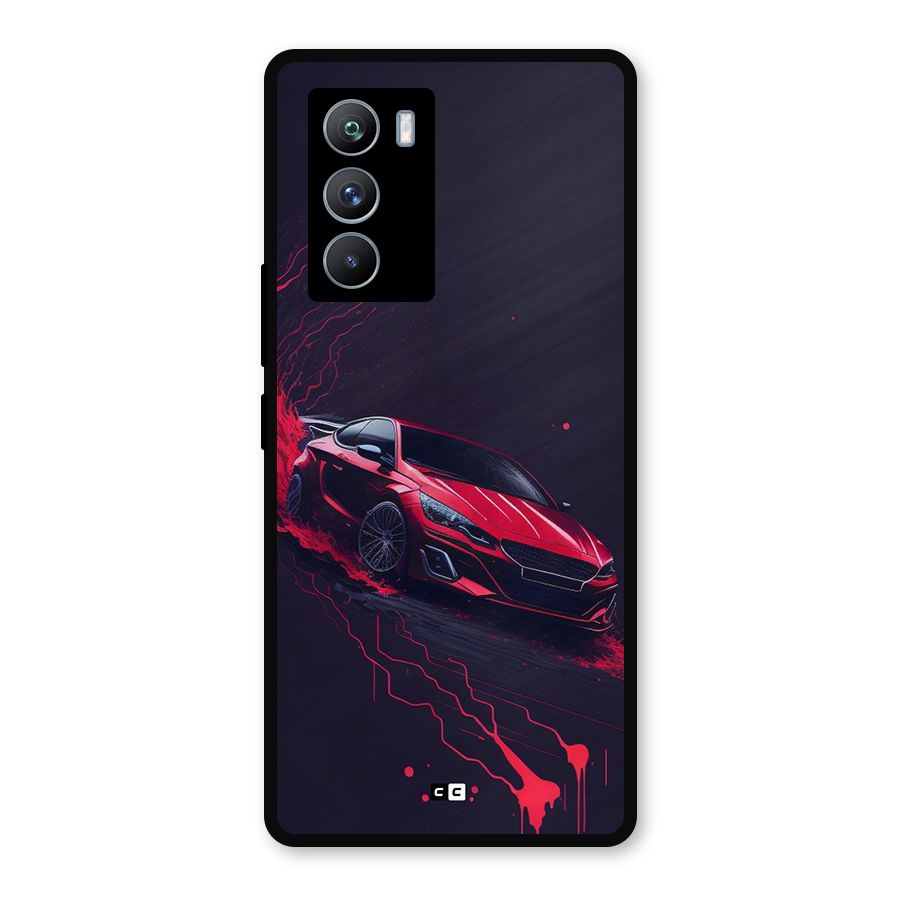 Stunning Car Metal Back Case for iQOO 9 SE