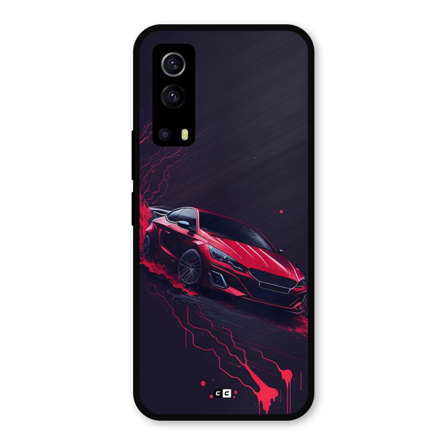 Stunning Car Metal Back Case for iQOO Z3