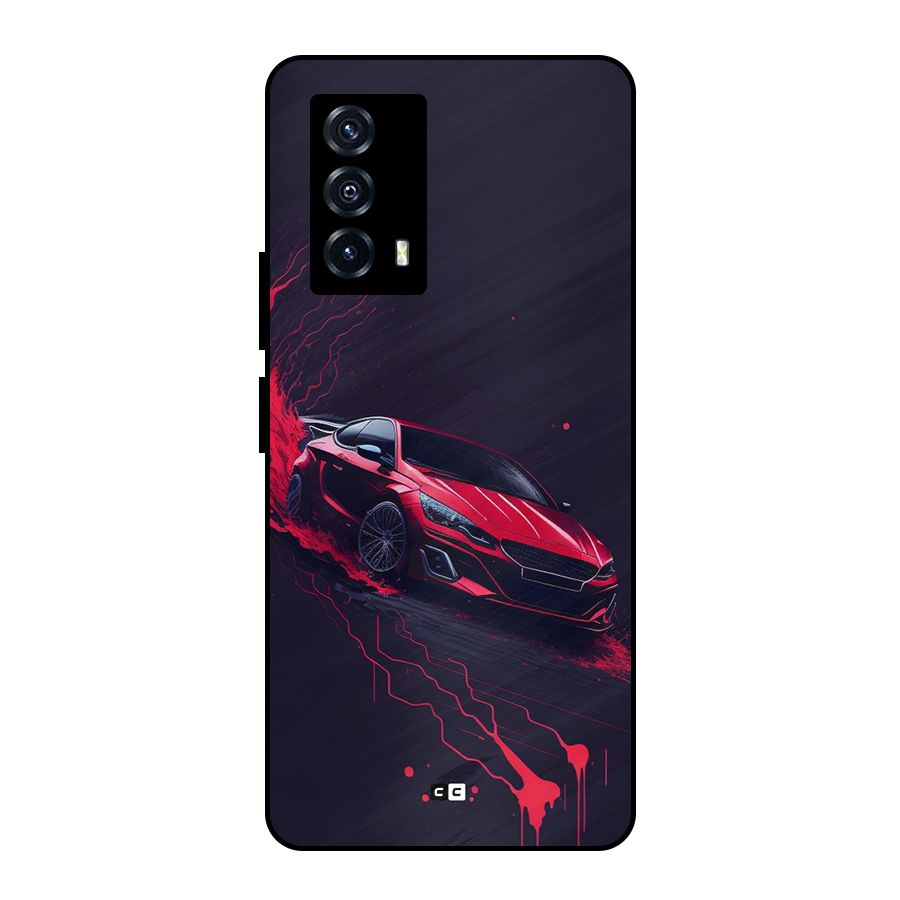 Stunning Car Metal Back Case for iQOO Z5