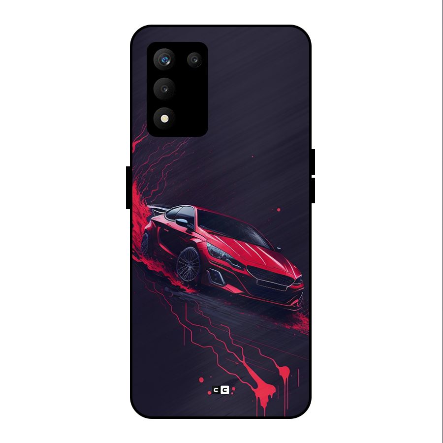 Stunning Car Metal Back Case for realme 9 5G SE