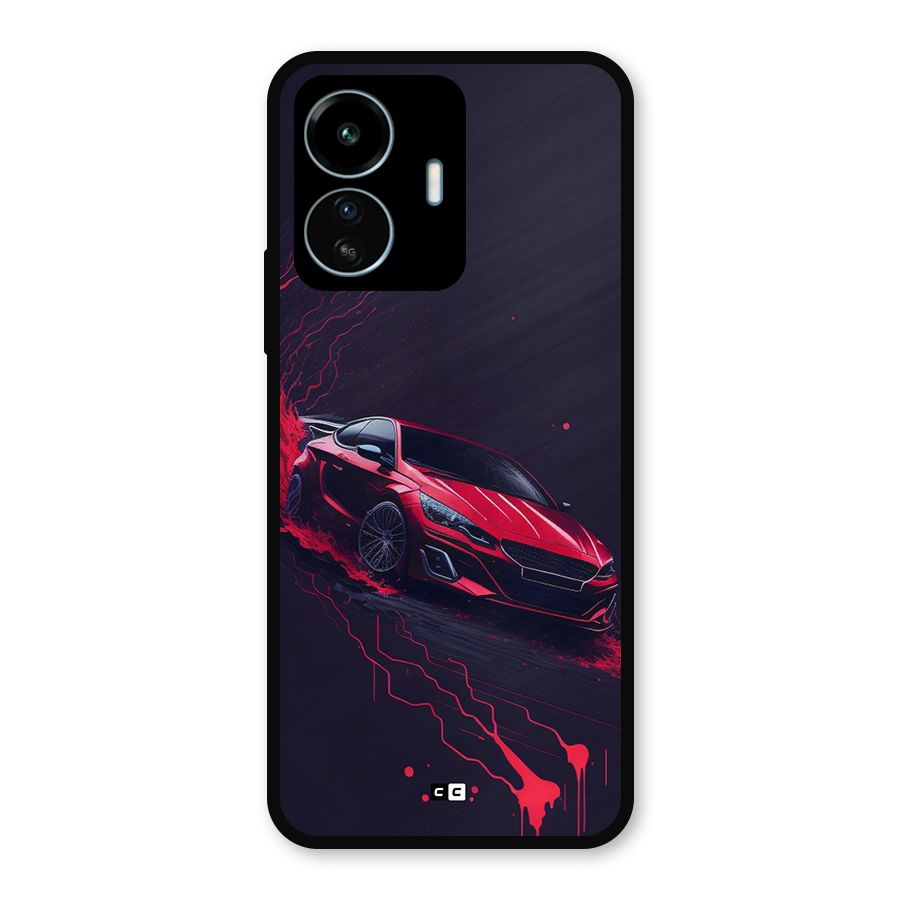 Stunning Car Metal Back Case for vivo iQOO Z6 Lite 5G
