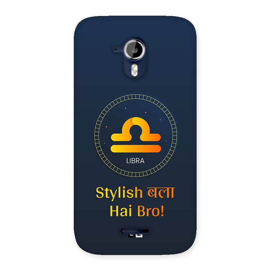 Stylish Libra Back Case for Canvas Magnus A117