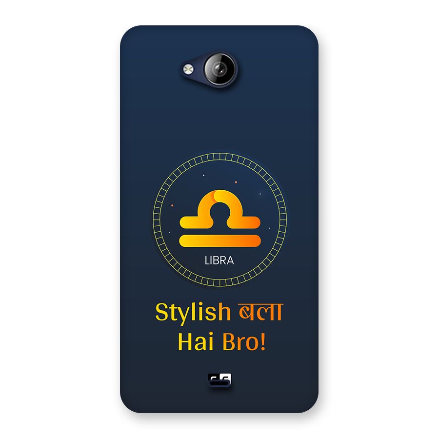 Stylish Libra Back Case for Canvas Play Q355