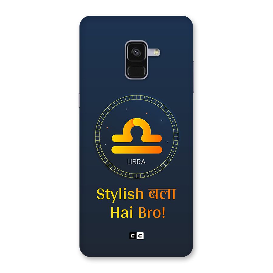 Stylish Libra Back Case for Galaxy A8 Plus