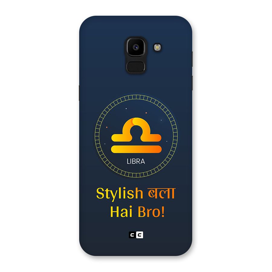 Stylish Libra Back Case for Galaxy J6