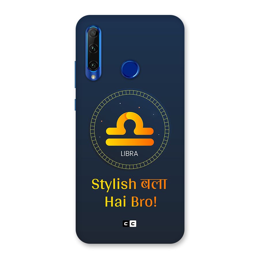 Stylish Libra Back Case for Honor 20i