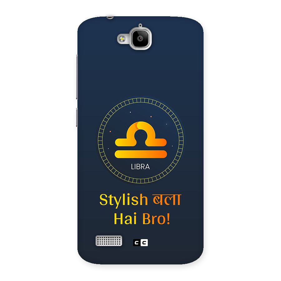 Stylish Libra Back Case for Honor Holly