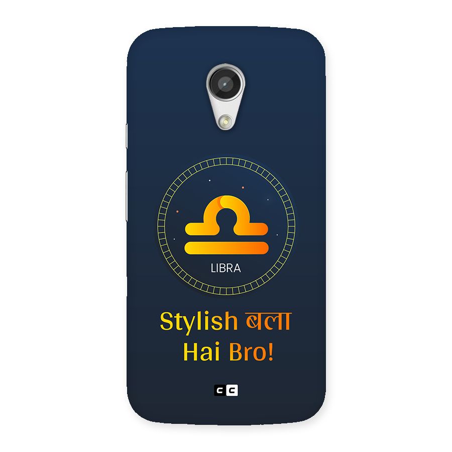 Stylish Libra Back Case for Moto G 2nd Gen