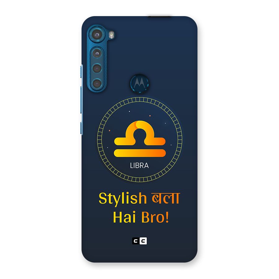 Stylish Libra Back Case for Motorola One Fusion Plus