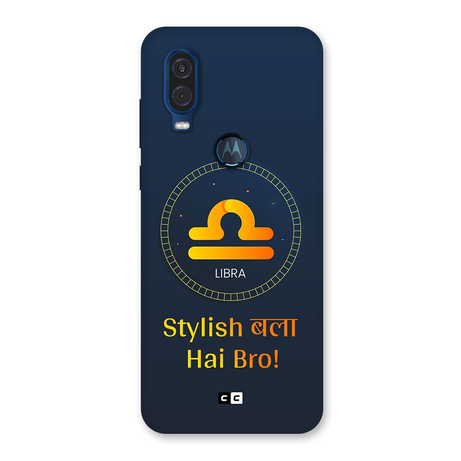 Stylish Libra Back Case for Motorola One Vision
