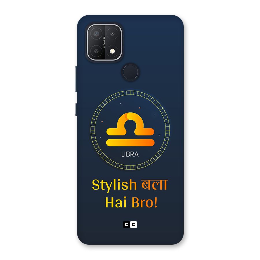 Stylish Libra Back Case for Oppo A15