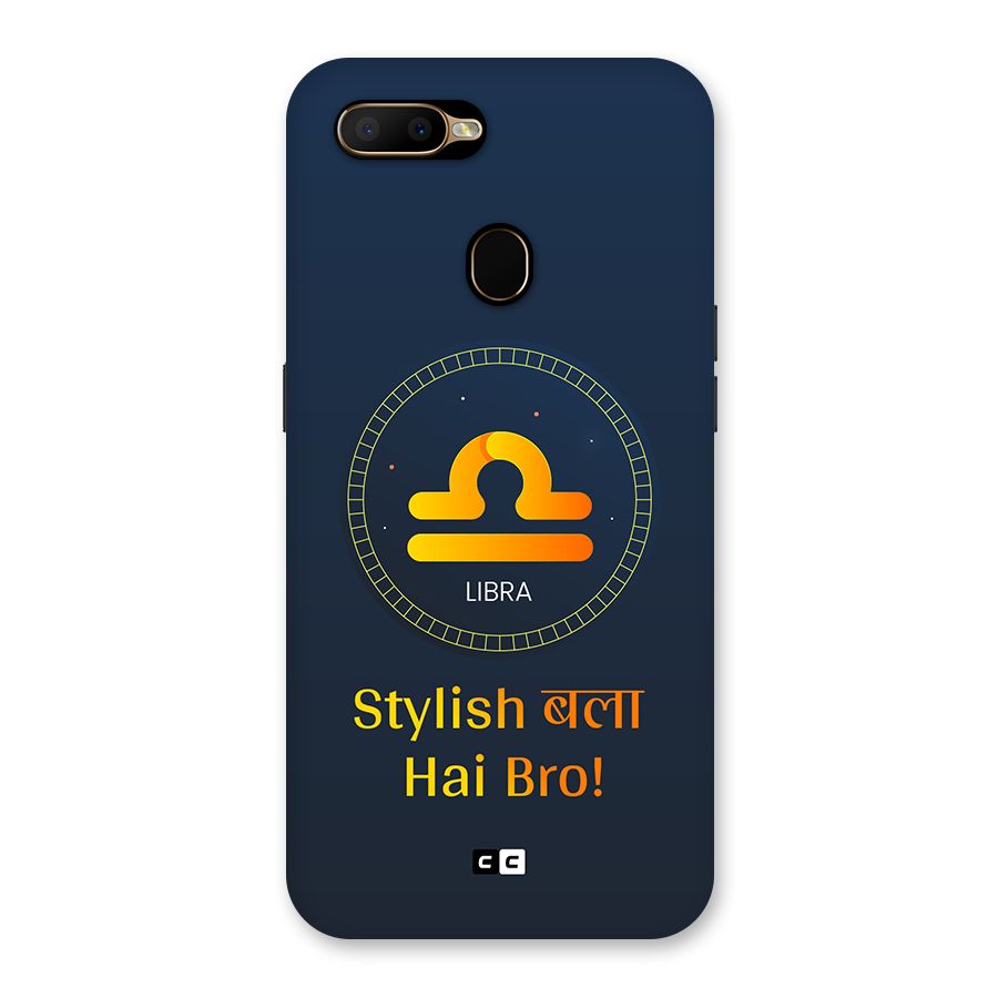 Stylish Libra Back Case for Oppo A5s