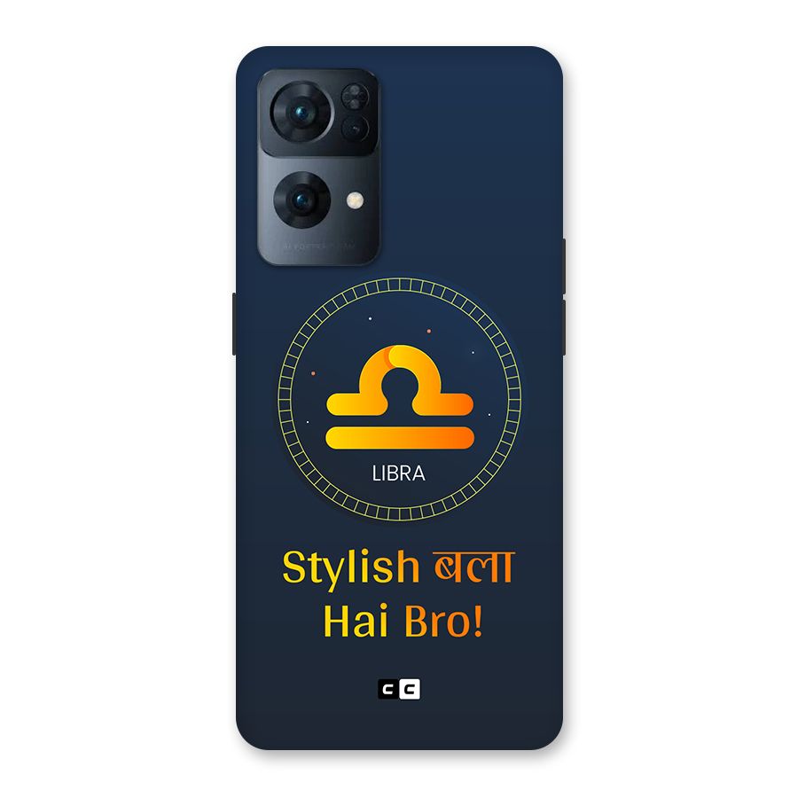 Stylish Libra Back Case for Oppo Reno7 Pro 5G