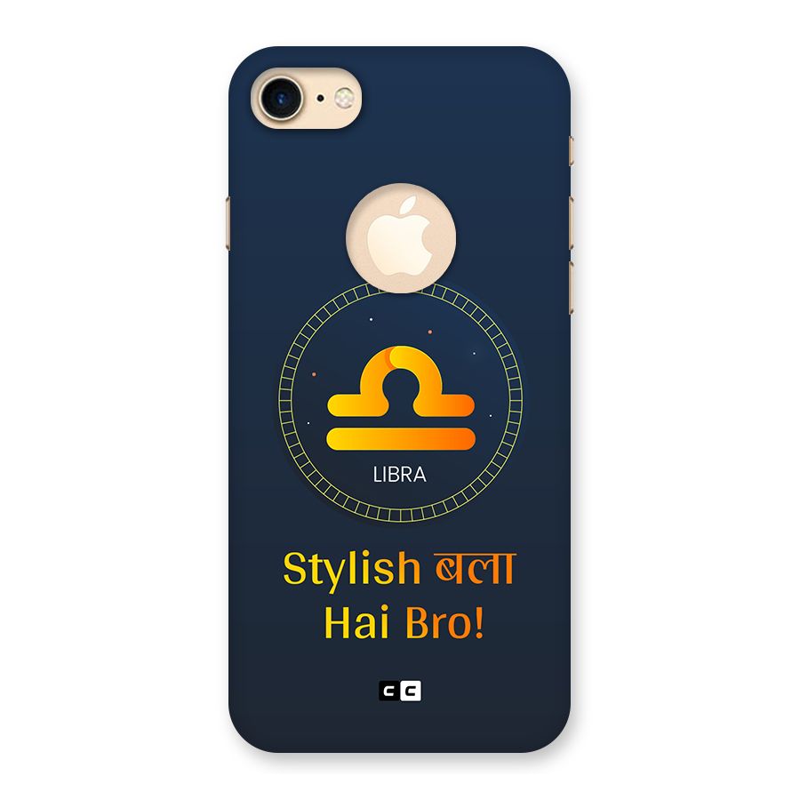 Stylish Libra Back Case for iPhone 7 Logo Cut