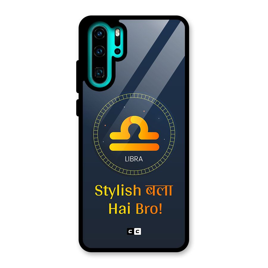 Stylish Libra Glass Back Case for Huawei P30 Pro