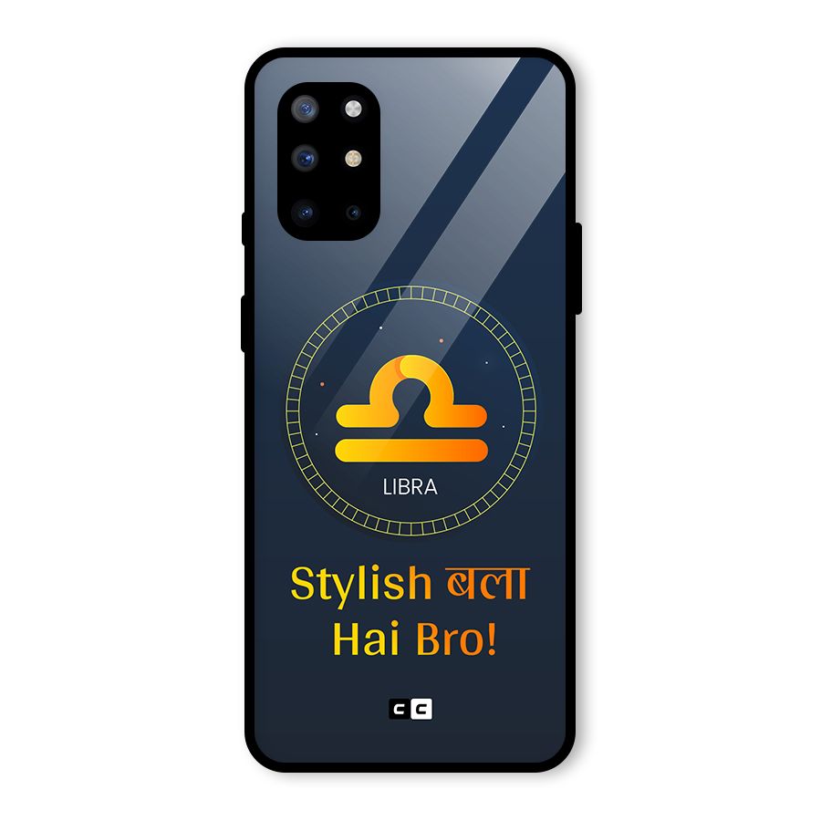Stylish Libra Glass Back Case for OnePlus 8T