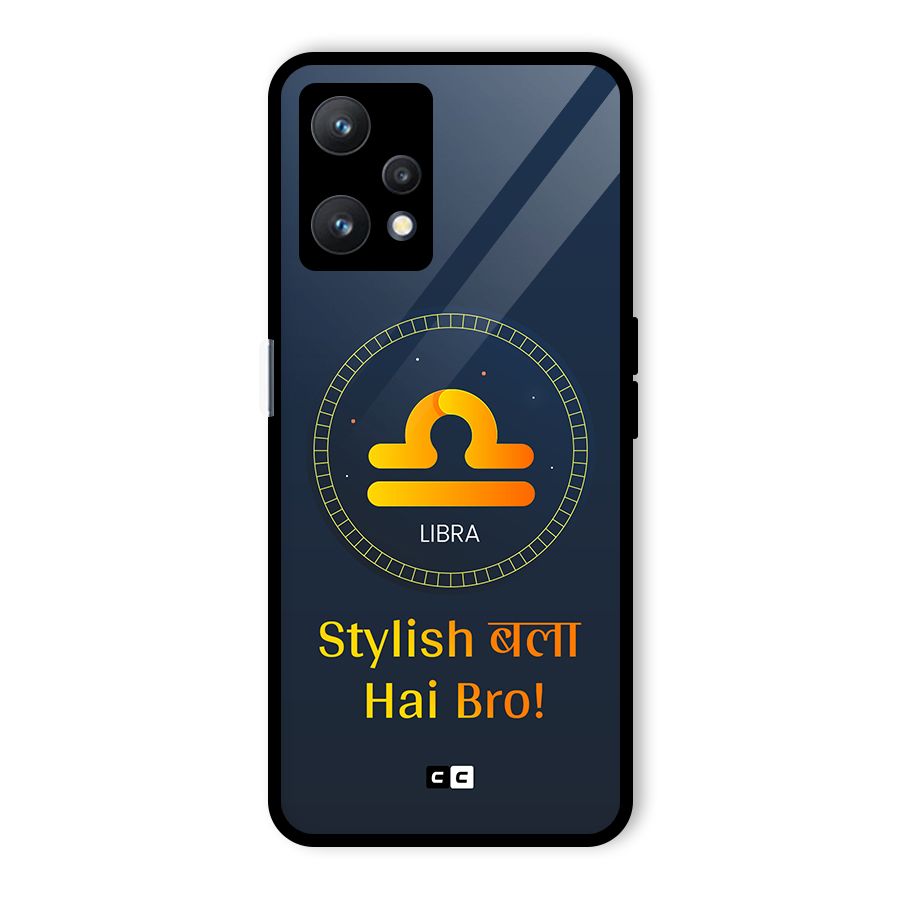 Stylish Libra Glass Back Case for Realme 9 Pro 5G