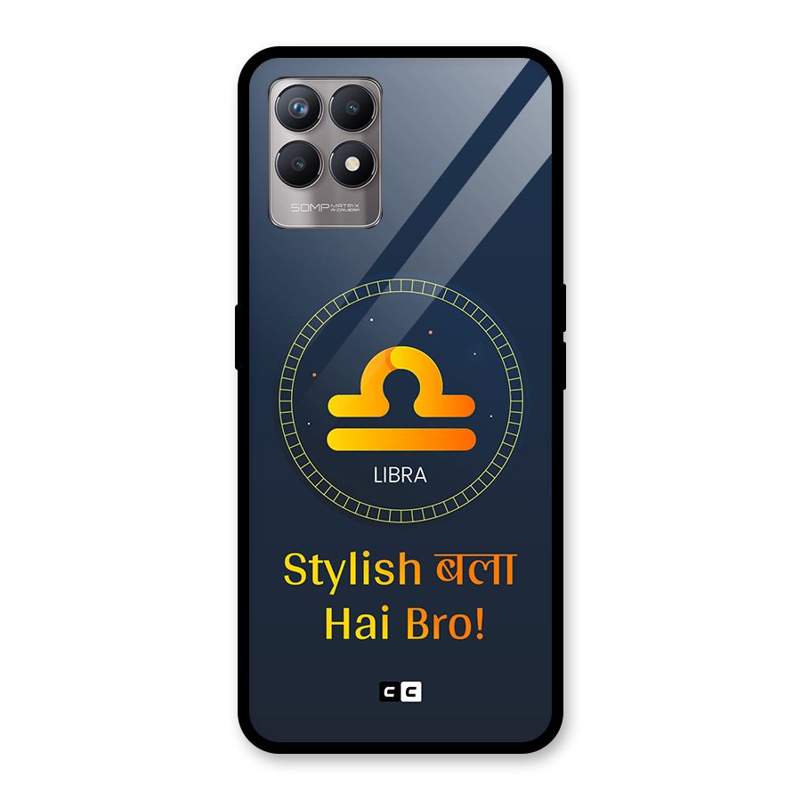 Stylish Libra Glass Back Case for Realme Narzo 50