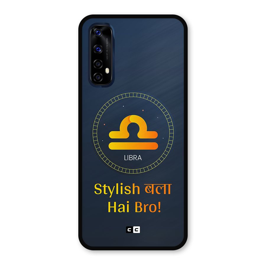 Stylish Libra Metal Back Case for Realme 7