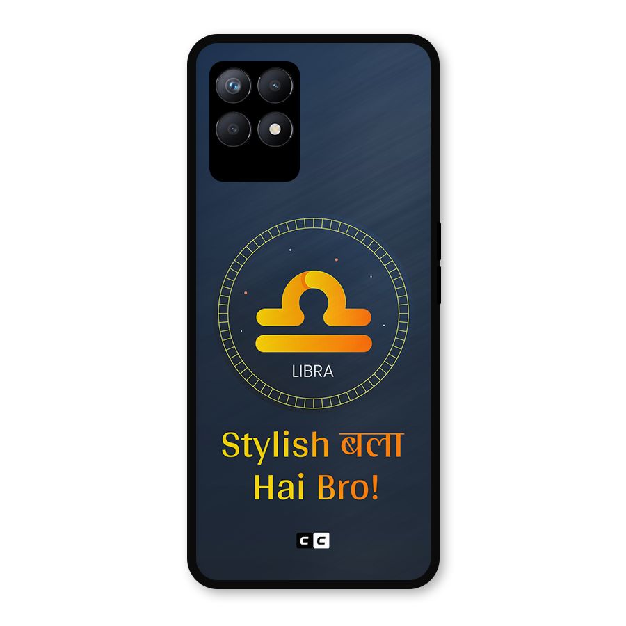 Stylish Libra Metal Back Case for Realme Narzo 50