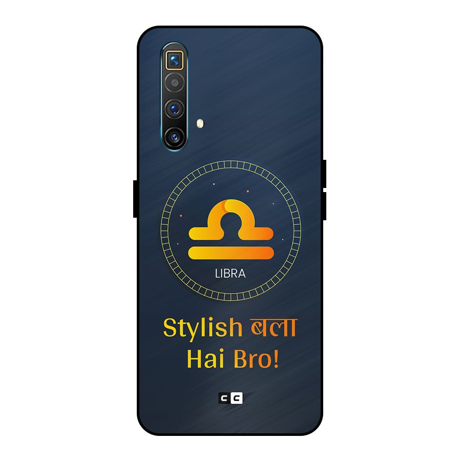 Stylish Libra Metal Back Case for Realme X3