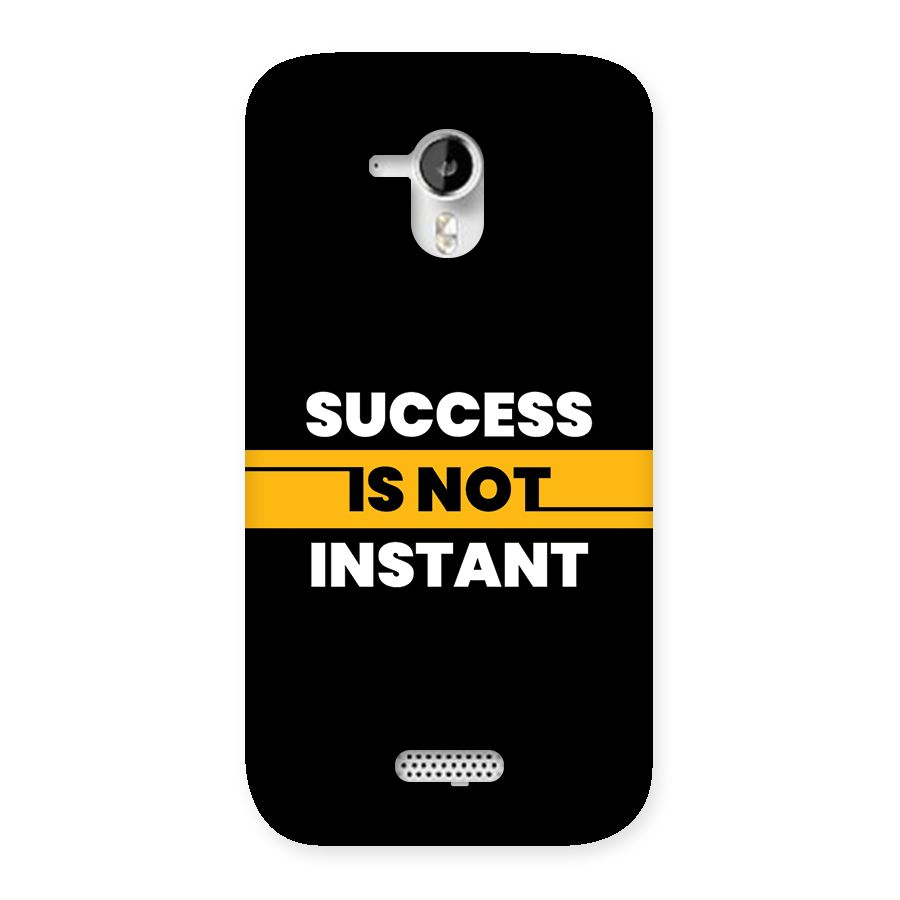 Success Not Instant Back Case for Canvas HD A116