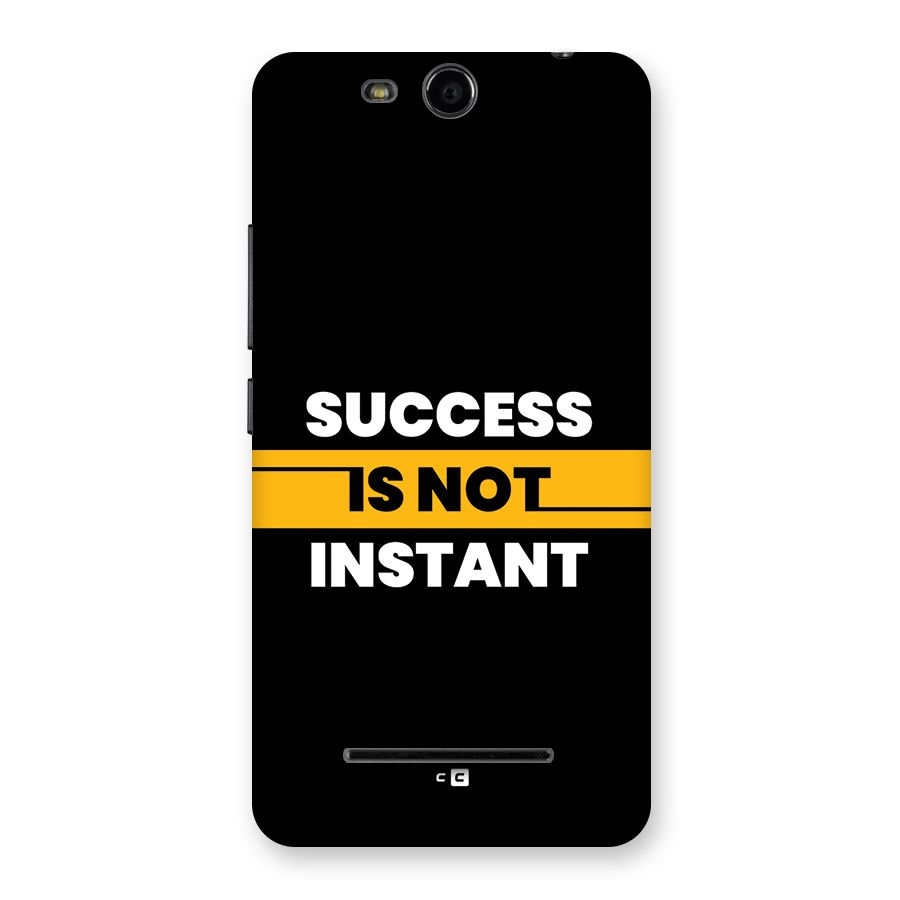 Success Not Instant Back Case for Canvas Juice 3 Q392