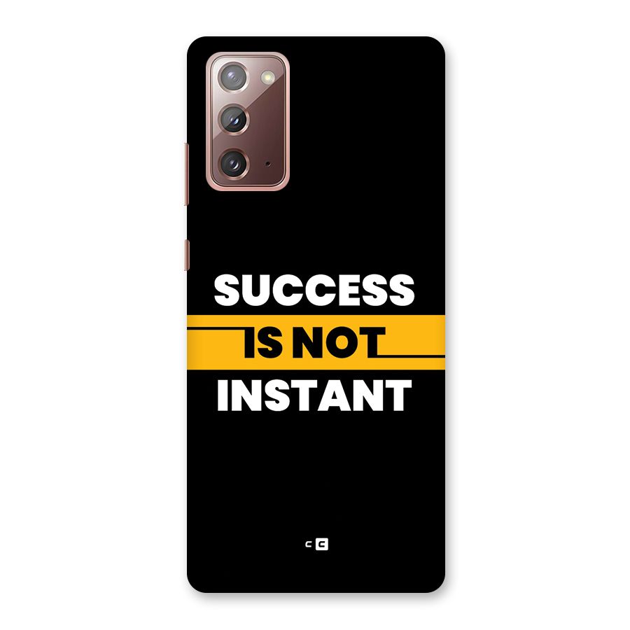 Success Not Instant Back Case for Galaxy Note 20