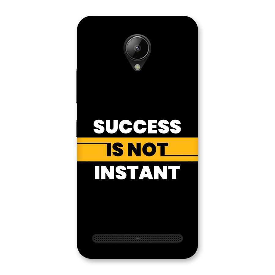 Success Not Instant Back Case for Lenovo C2