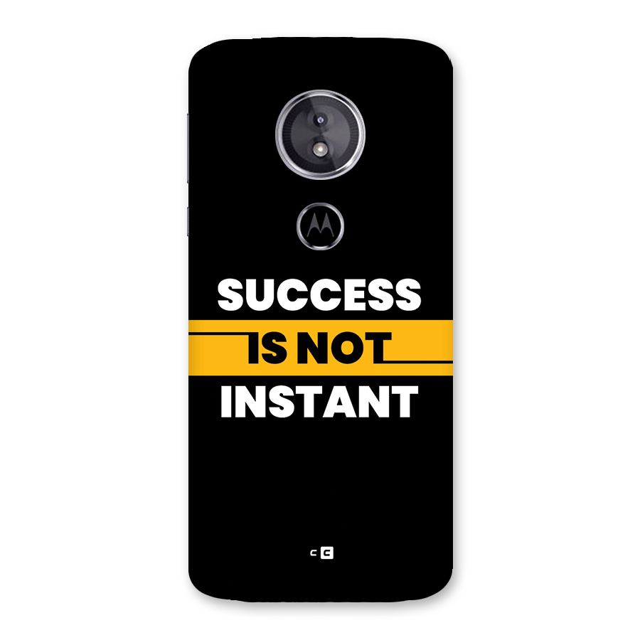 Success Not Instant Back Case for Moto E5