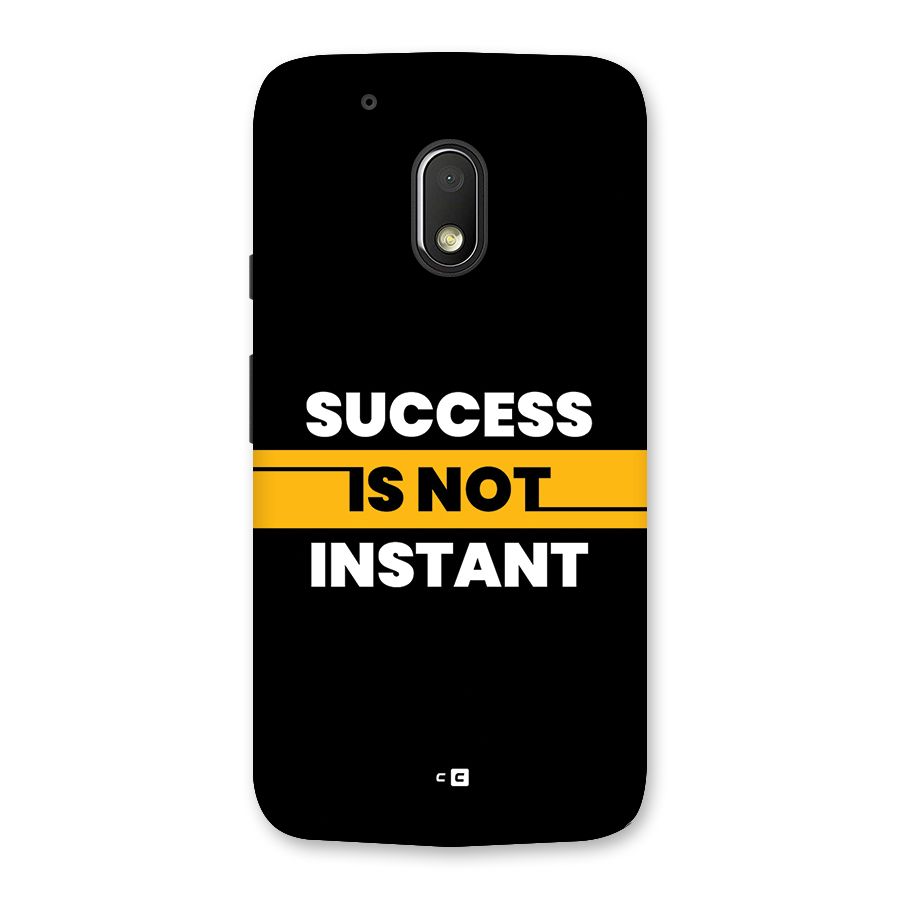 Success Not Instant Back Case for Moto G4 Play