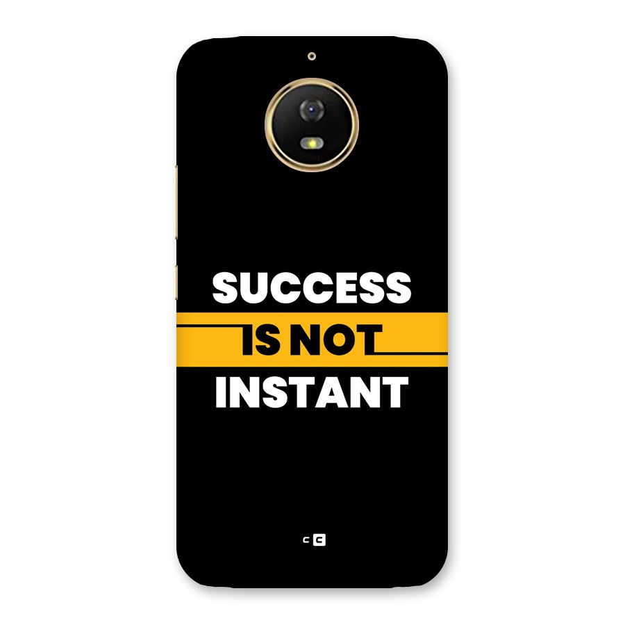 Success Not Instant Back Case for Moto G5s