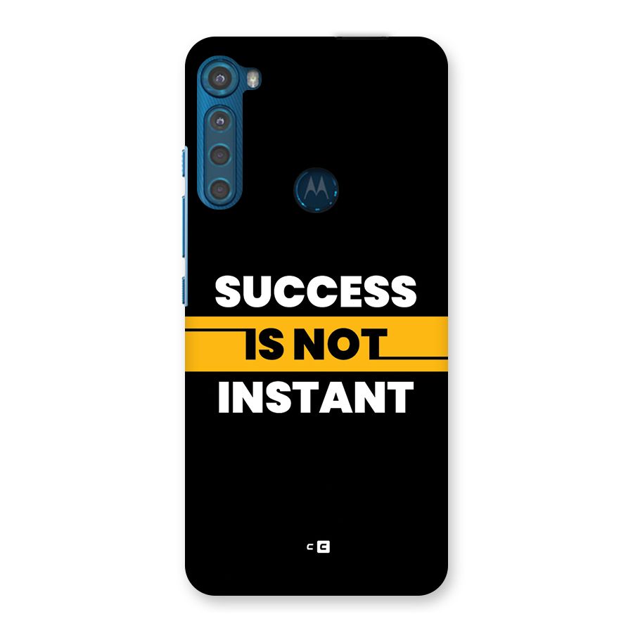 Success Not Instant Back Case for Motorola One Fusion Plus