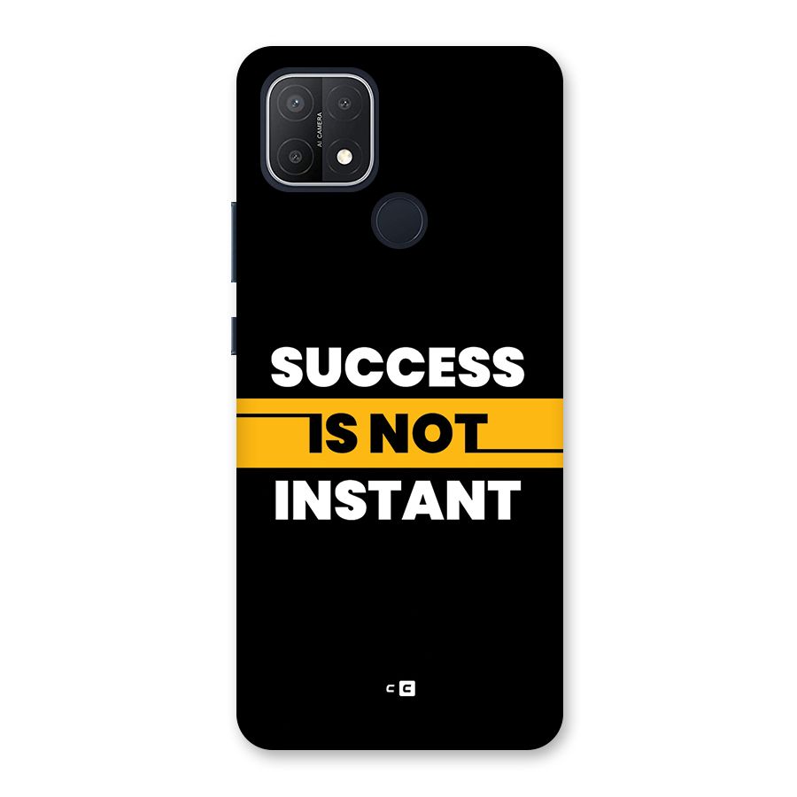 Success Not Instant Back Case for Oppo A15s