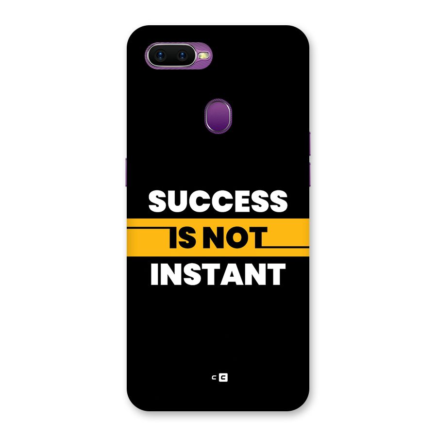 Success Not Instant Back Case for Oppo F9