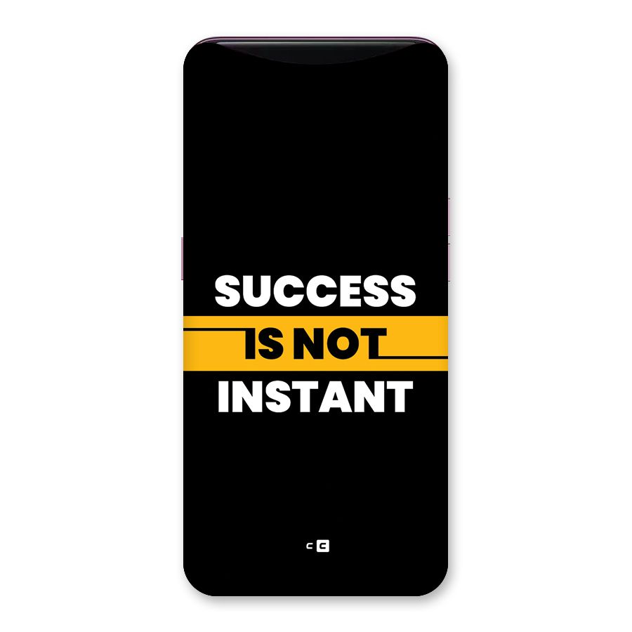 Success Not Instant Back Case for Oppo Find X