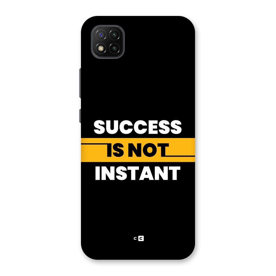Success Not Instant Back Case for Poco C3