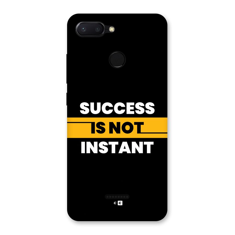 Success Not Instant Back Case for Redmi 6