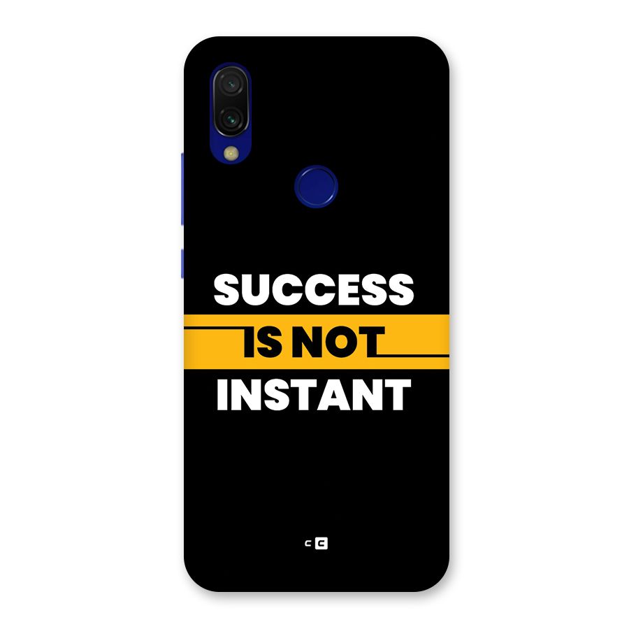 Success Not Instant Back Case for Redmi 7