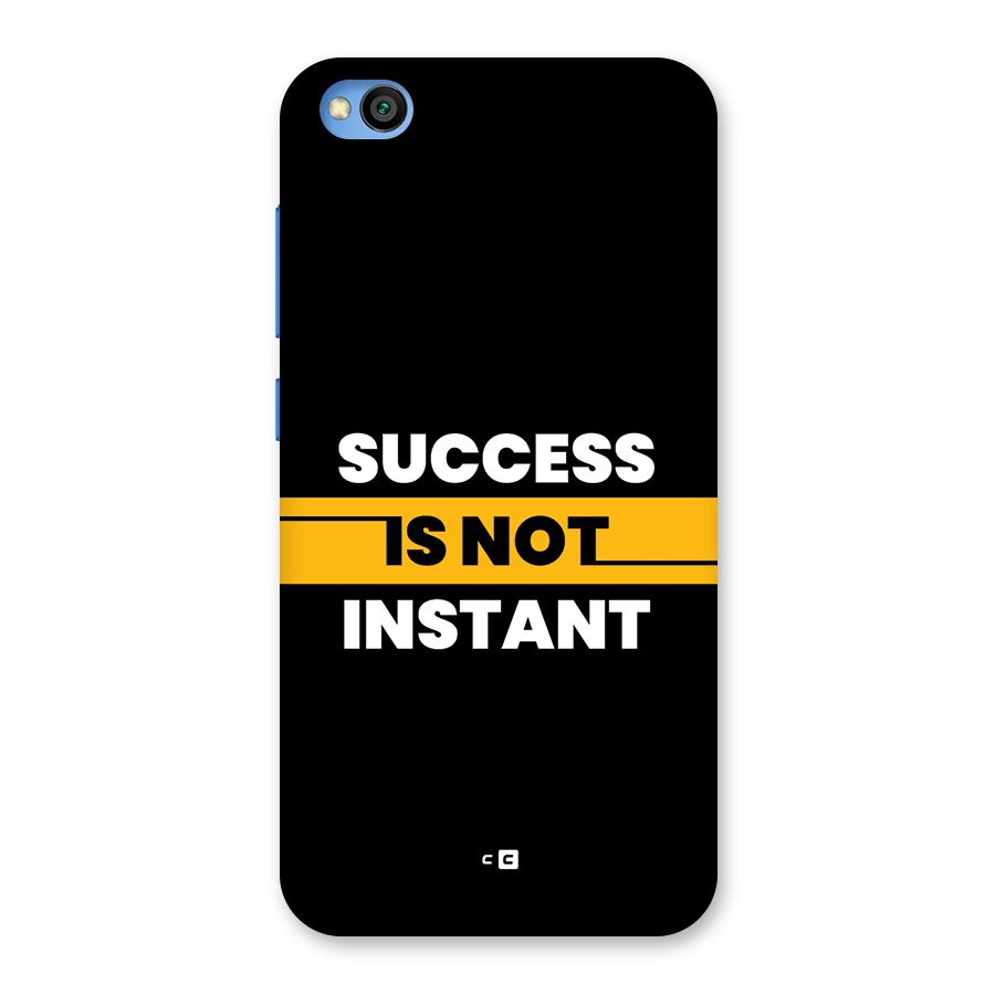 Success Not Instant Back Case for Redmi Go