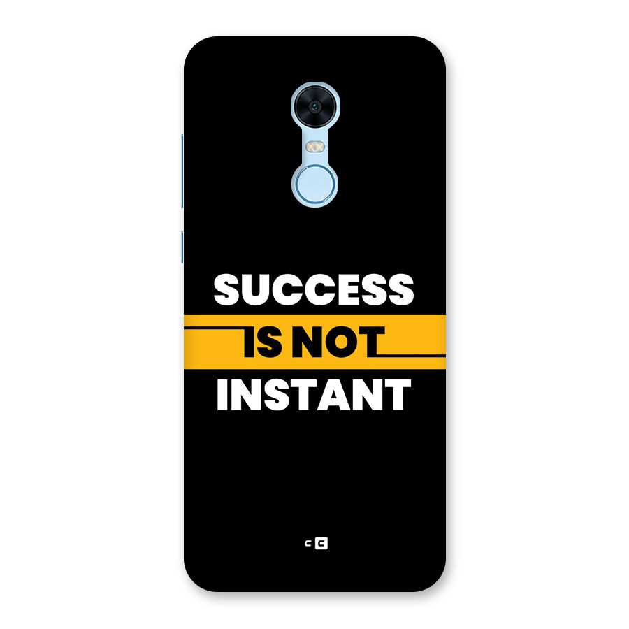 Success Not Instant Back Case for Redmi Note 5