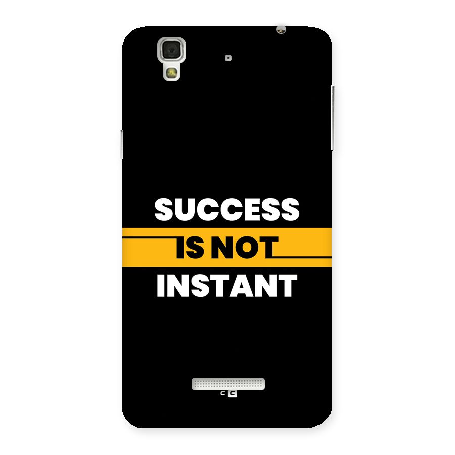 Success Not Instant Back Case for YU Yureka Plus