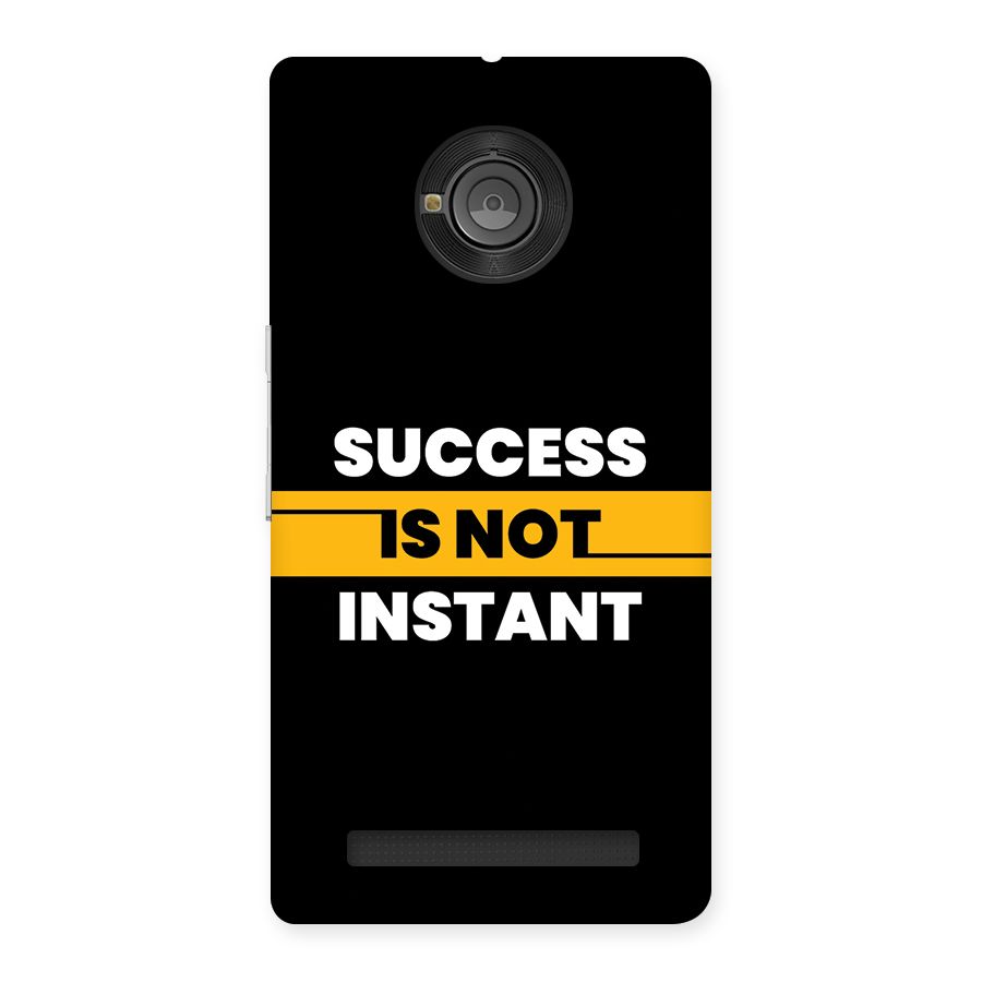 Success Not Instant Back Case for Yunique