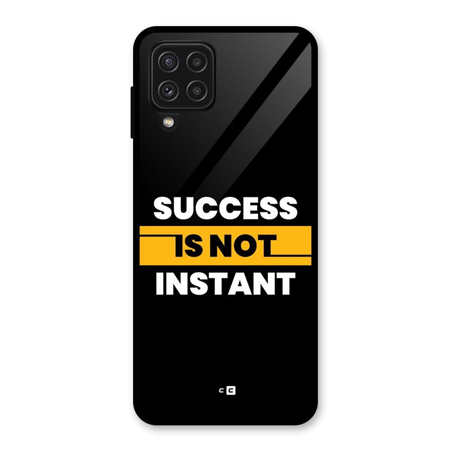Success Not Instant Glass Back Case for Galaxy A22 4G